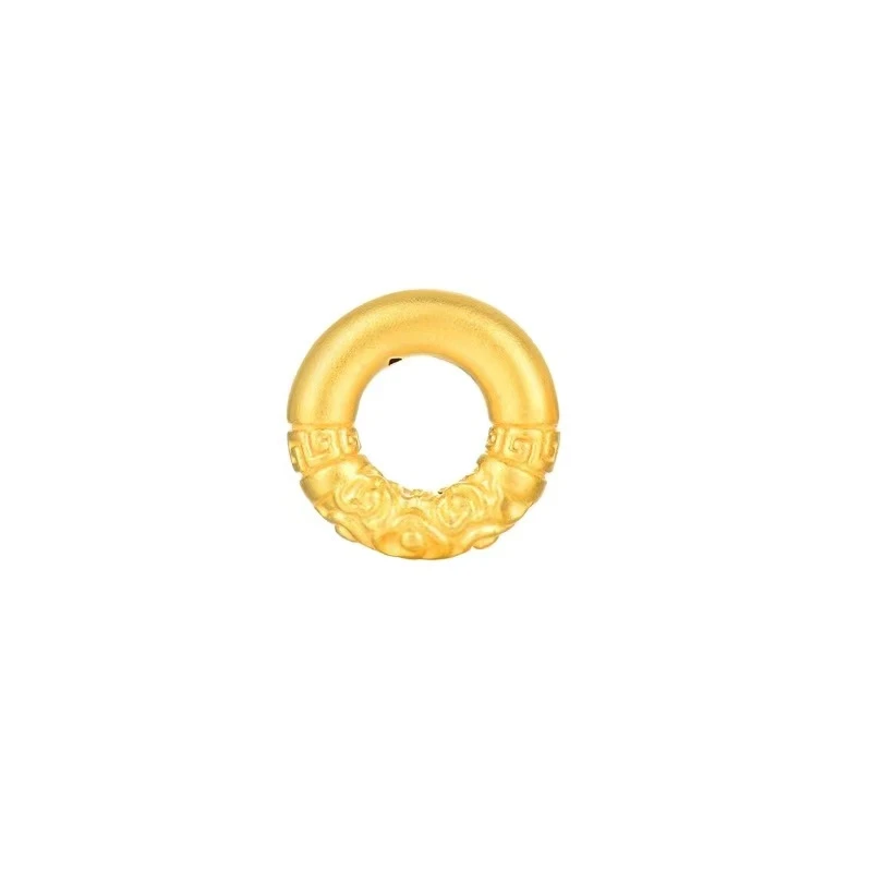足金999如意乾坤圈吊坠（赠编绳） DZ0032