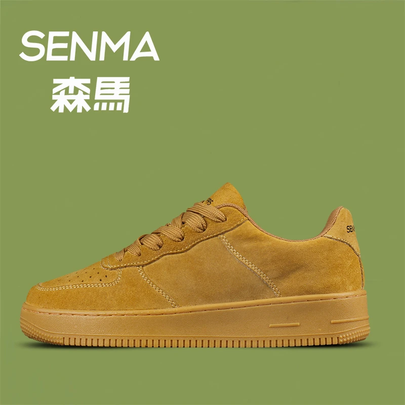 SENMA/森马男士秋冬潮鞋厚底舒适潮流低帮男鞋简约百搭情侣鞋时尚