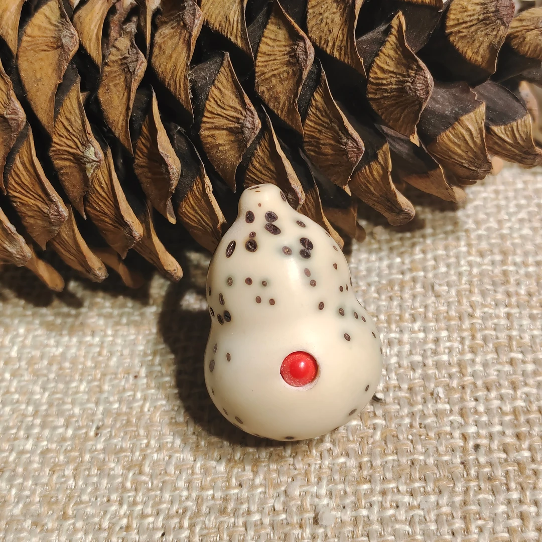 天然千眼菩提手工打磨制作宝葫芦胖葫芦