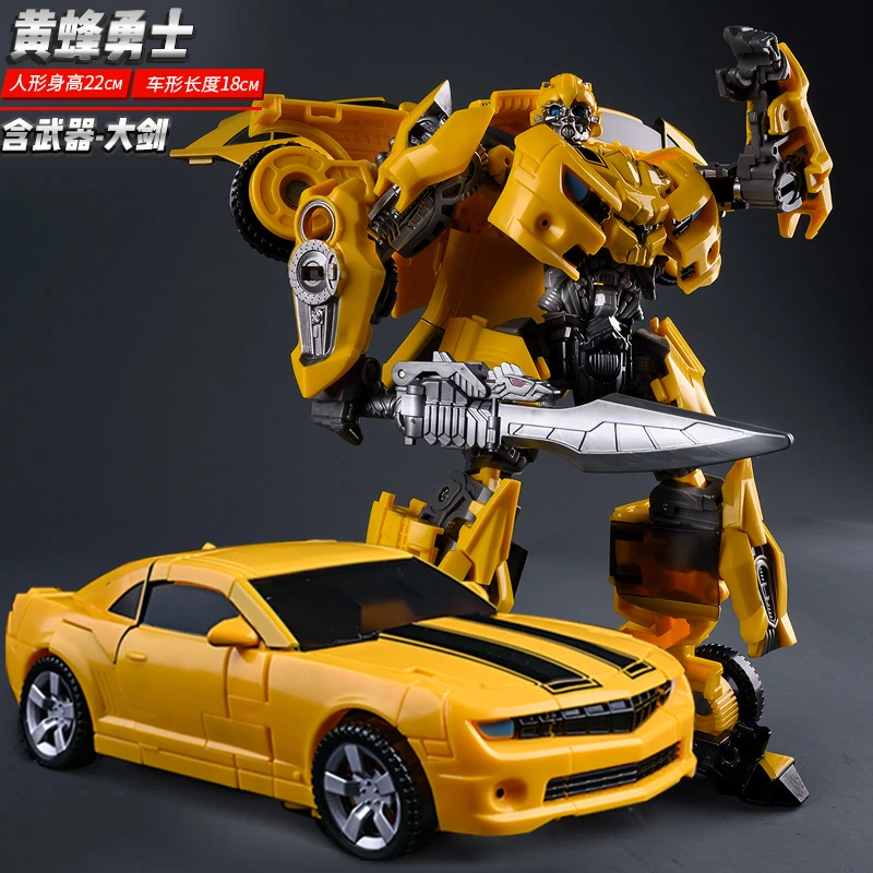 儿童变形玩具男孩大黄蜂金刚7合金正版擎天汽车柱6机器人10岁模型