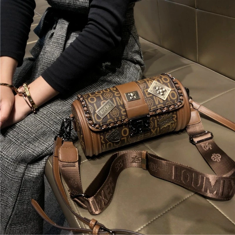 包包女款爆款2025新款高级感复古轻奢休闲包欧美上档次单肩斜挎包