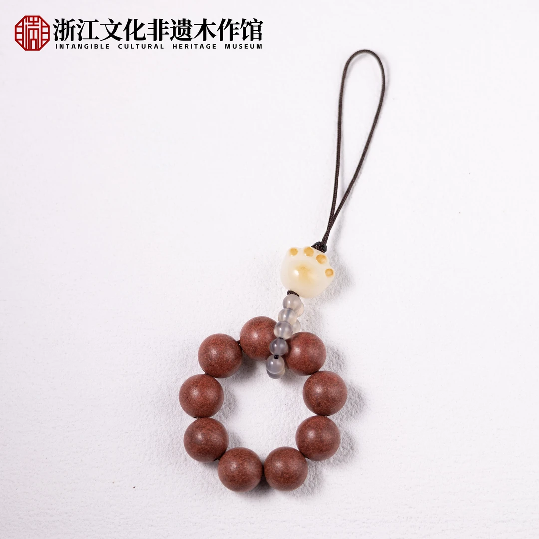 【上新了非遗】合香珠花蕊夫人【猫爪】挂坠10mm ZJ0083