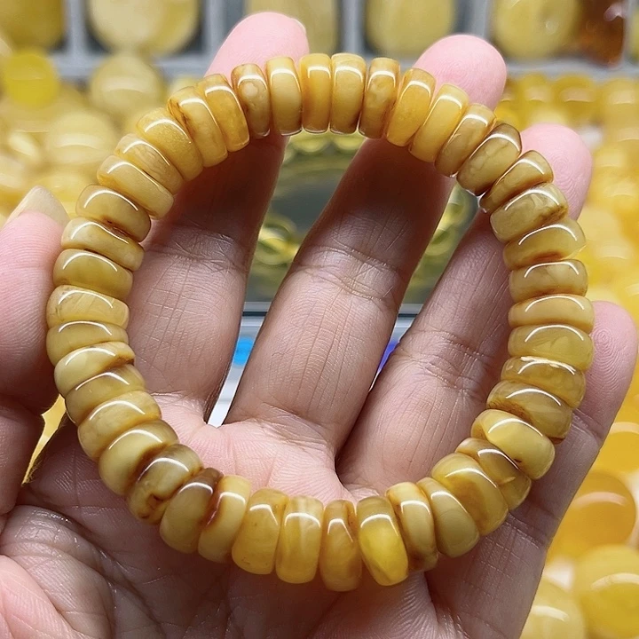 琥珀(矿物珀)手串未镶嵌