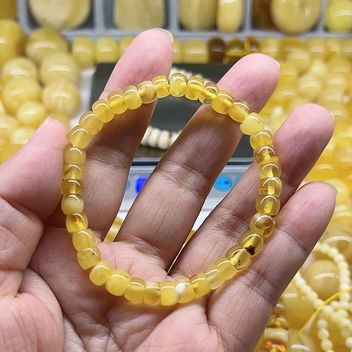 琥珀(矿物珀)手串未镶嵌