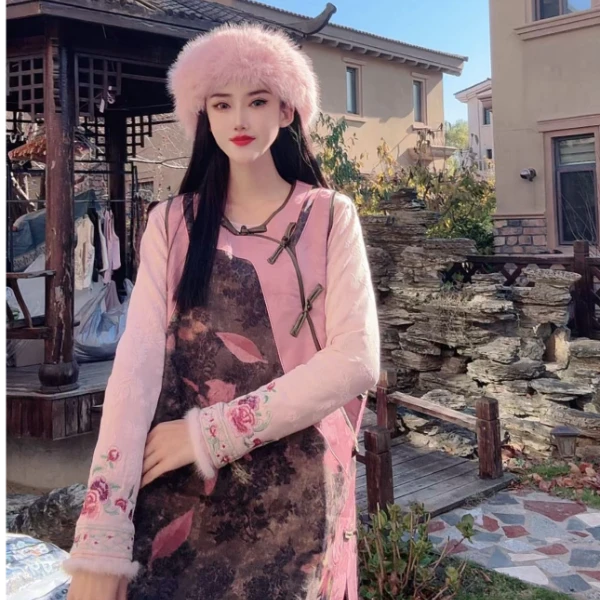 {知否.贴布绣马甲｝国风新中式显瘦百搭冬重工刺绣中国风女装上衣