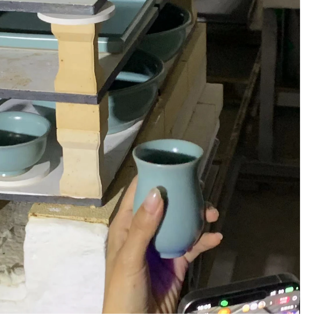 汝窑闻香杯原厂原釉