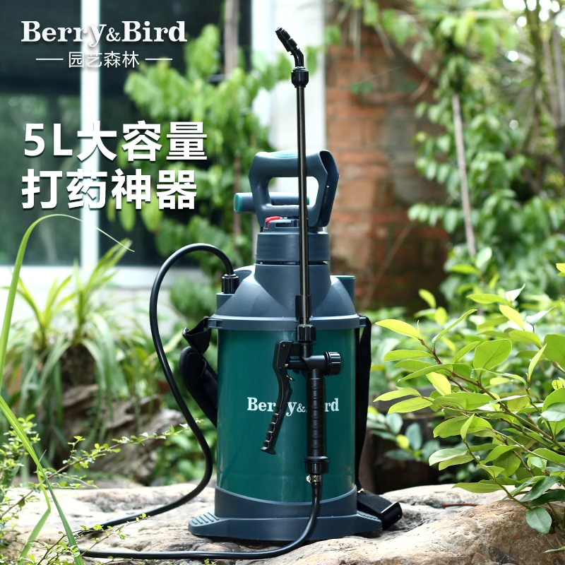 Berry&Bird喷壶家用气压式农药神器喷雾器高压消毒手动浇水浇花