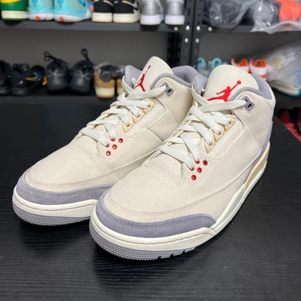 耐克 Aj3棉布 米白色 44.5码 99新 公价1469