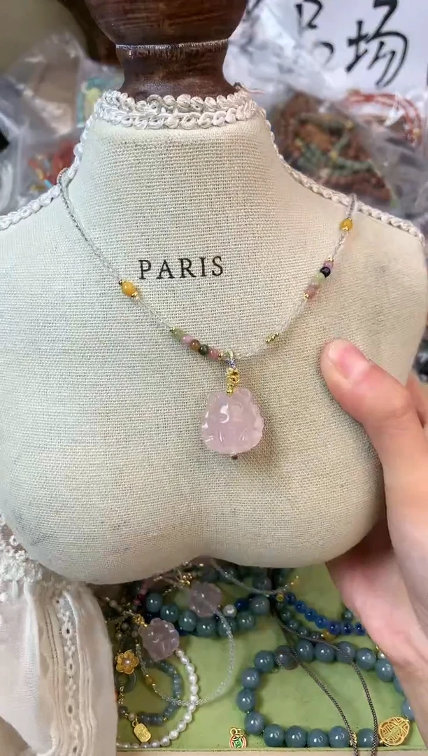 【闪购商品】水晶项链未镶嵌花语轩197