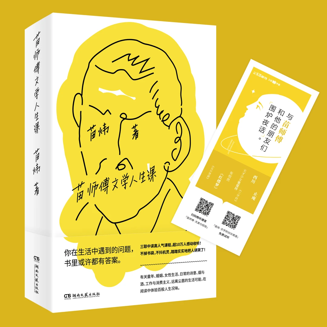 苗师傅文学人生课（你在生活中遇到的问题）书里或许都有答案正能量