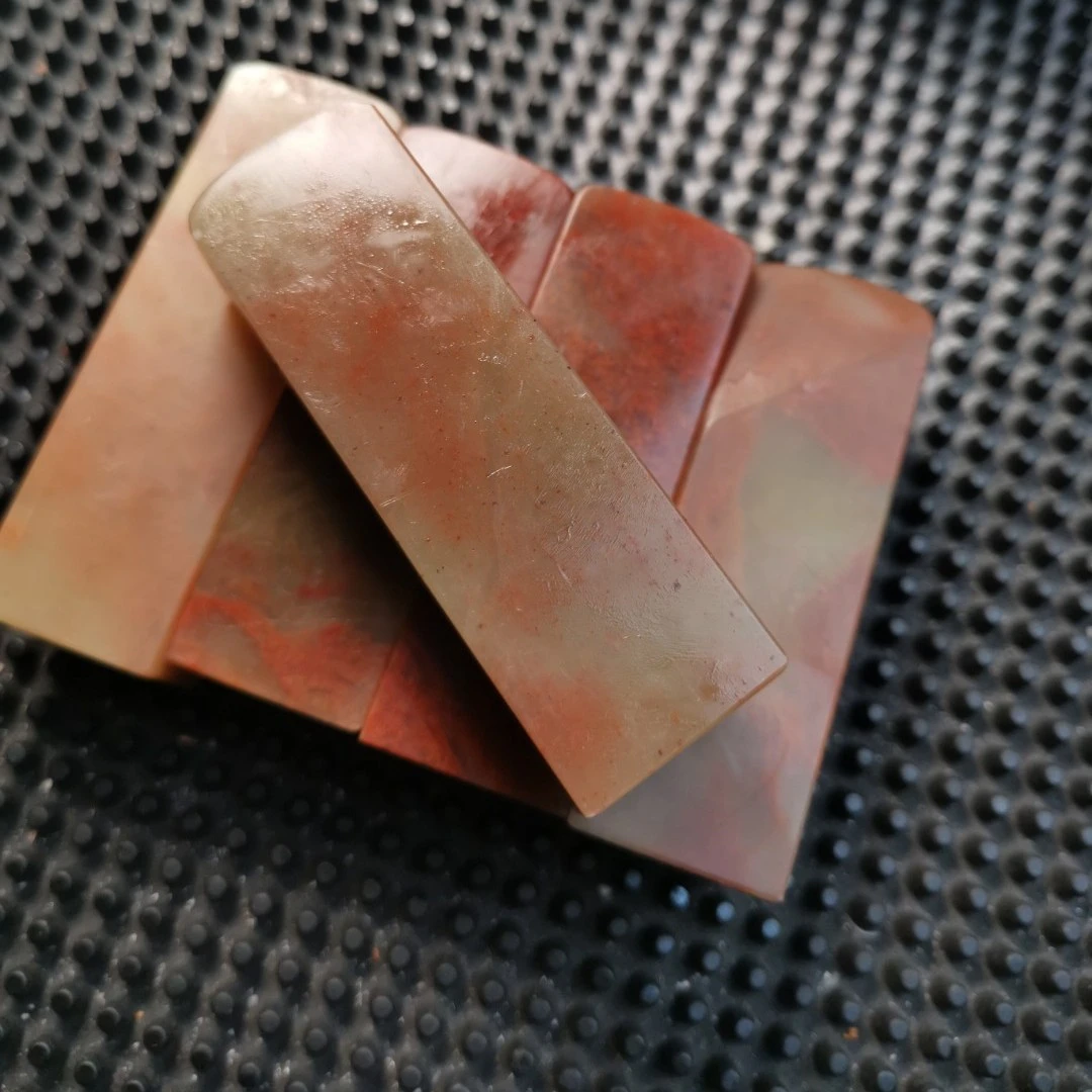 初学者印石套装 浙江红石5枚 [练习][作品][边款] 教学同款