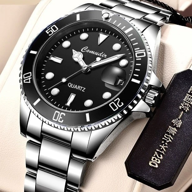 网红抖音男士手表绿水怪系列夜光防水潮流运动手表外贸经典气质2.