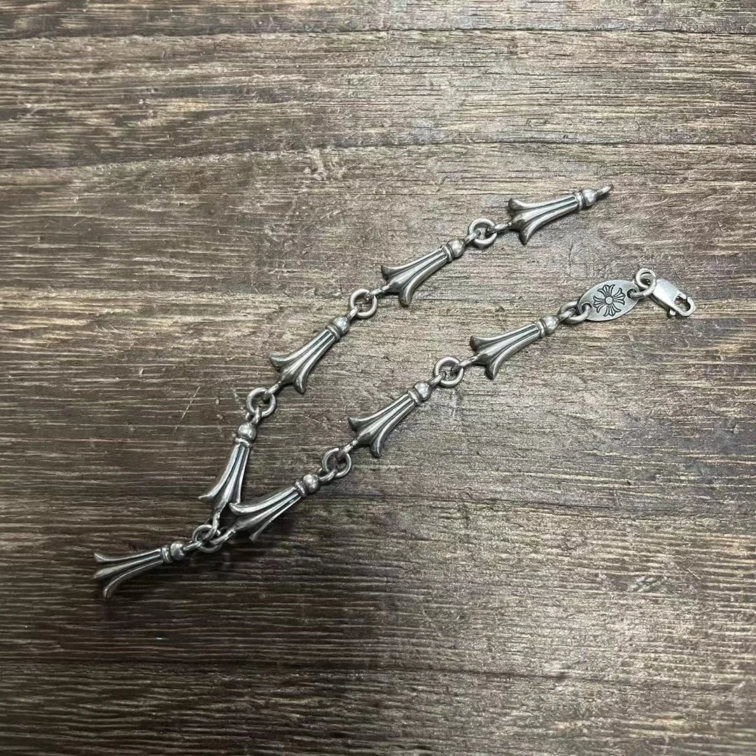 Chrome hearts 克罗心 鱼骨手链 均码/95新/无配件