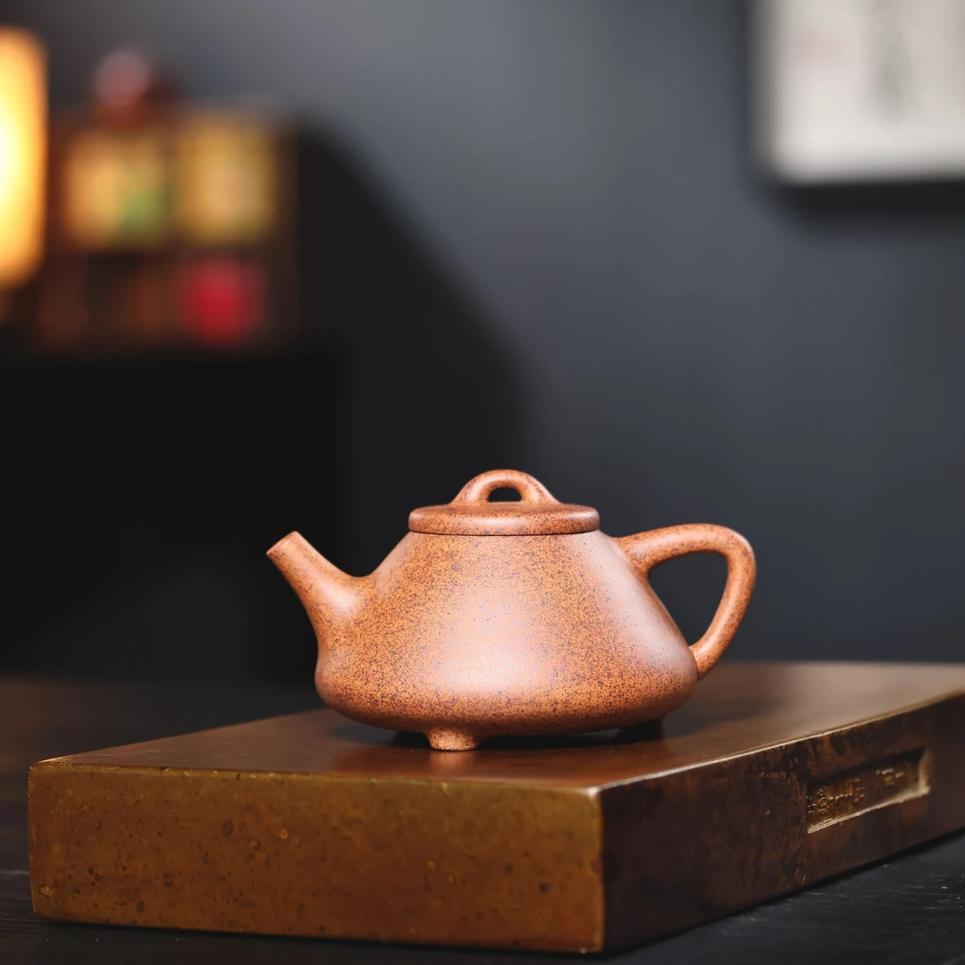 段泥高温烧子冶石瓢200CC 半手工制作