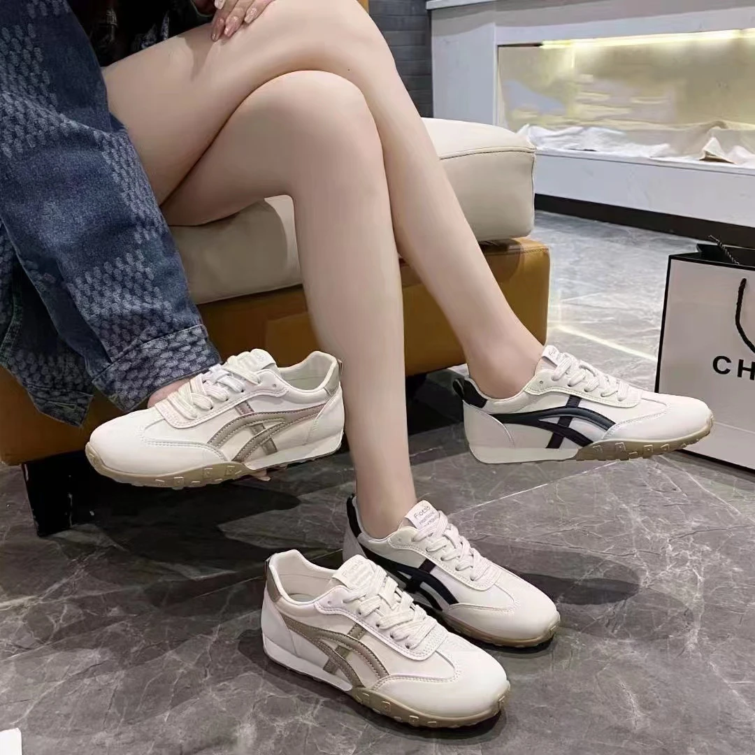 2024秋季皮面德训软底轻便舒适百搭阿甘鞋女鞋休闲时尚鞋