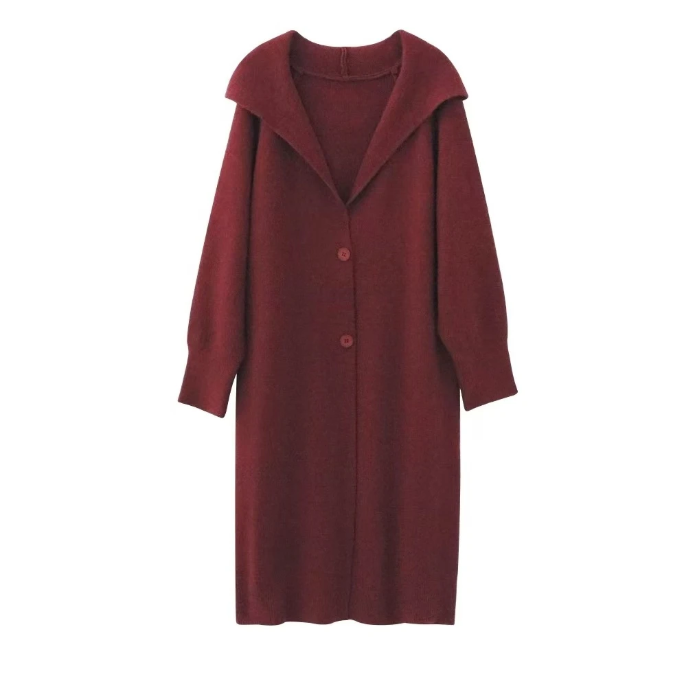 【毛衣外套】秋冬季长袖外套加厚款百搭上衣休闲女装9146[TS]J