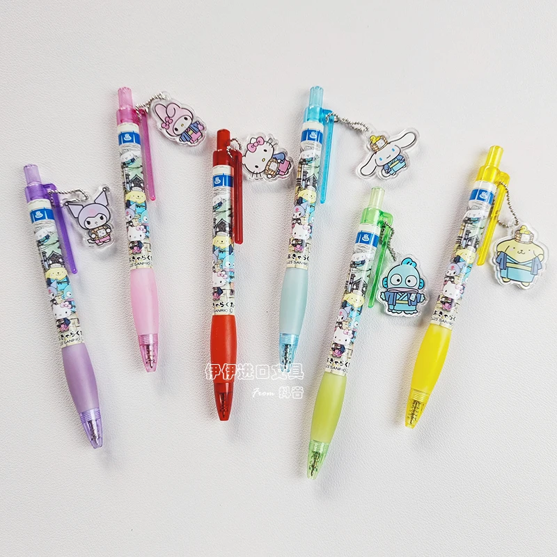 日本三丽鸥sanrio温泉限定圆珠笔吊坠中油笔玉桂狗库洛米Kitty