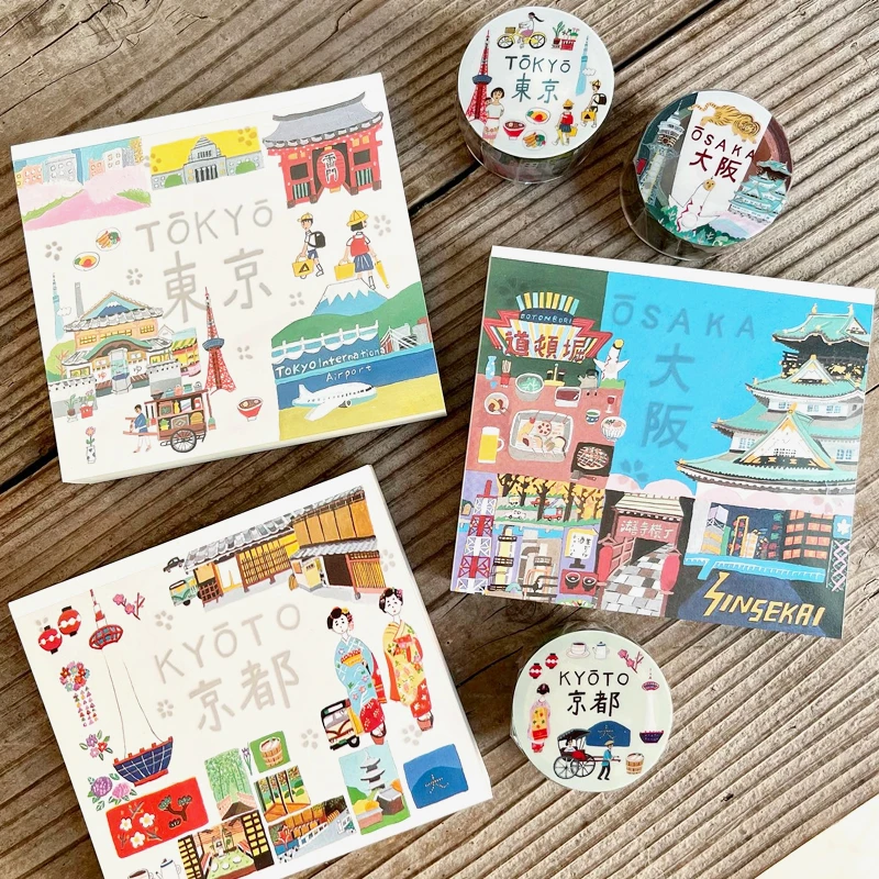日本cozyca products表现社冲野爱便签本东京都大阪手帐装饰素材