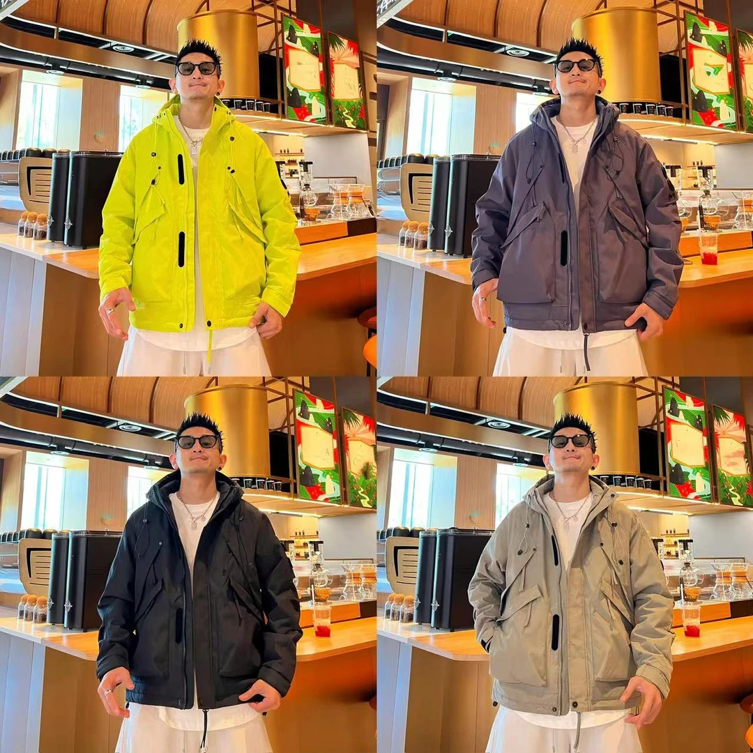 山系户外工装风休闲运动保暖舒适秋季情侣同款青春连帽冲锋夹克