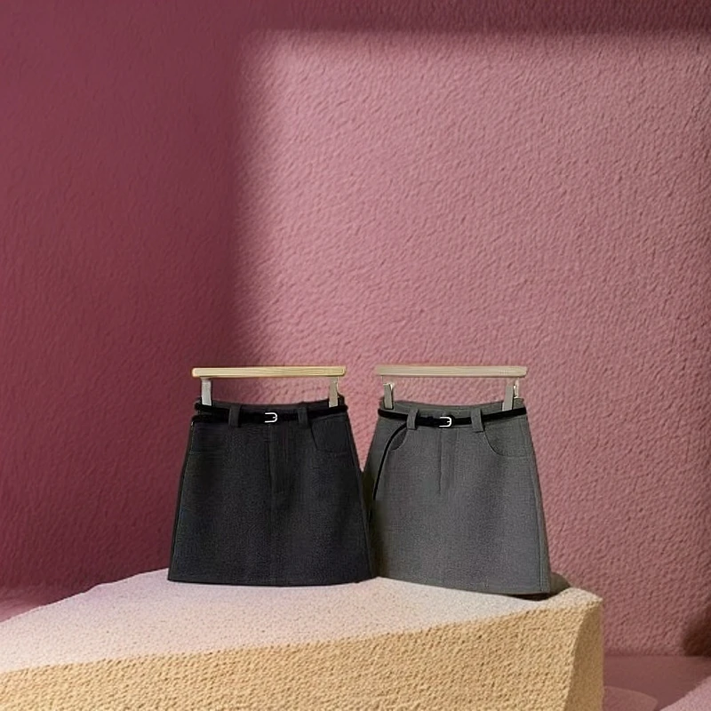 【代莹优选】7758小香风高腰亮片半身裙女