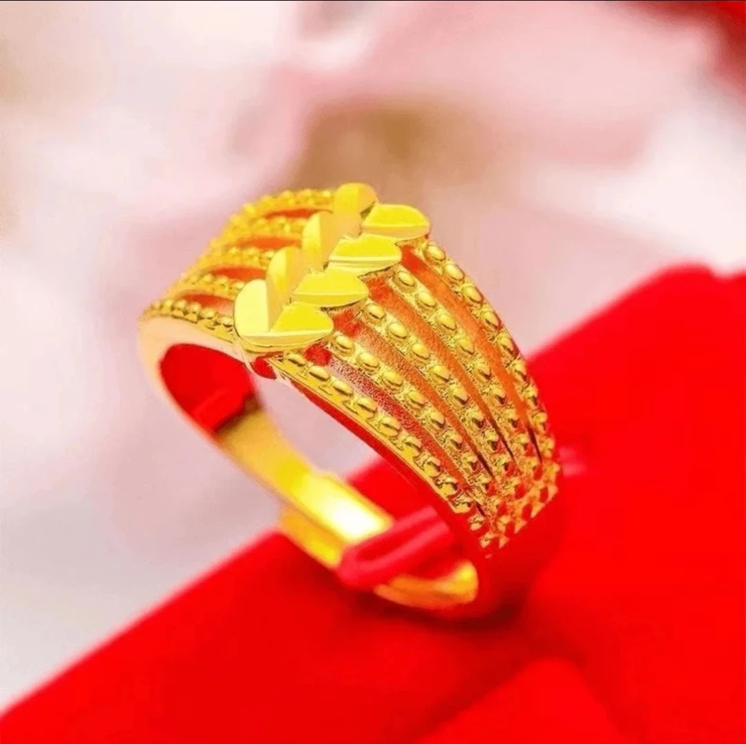 【年底大促】芭莎首饰 粉丝专享百搭爆款一往情深活口戒指 合金材质