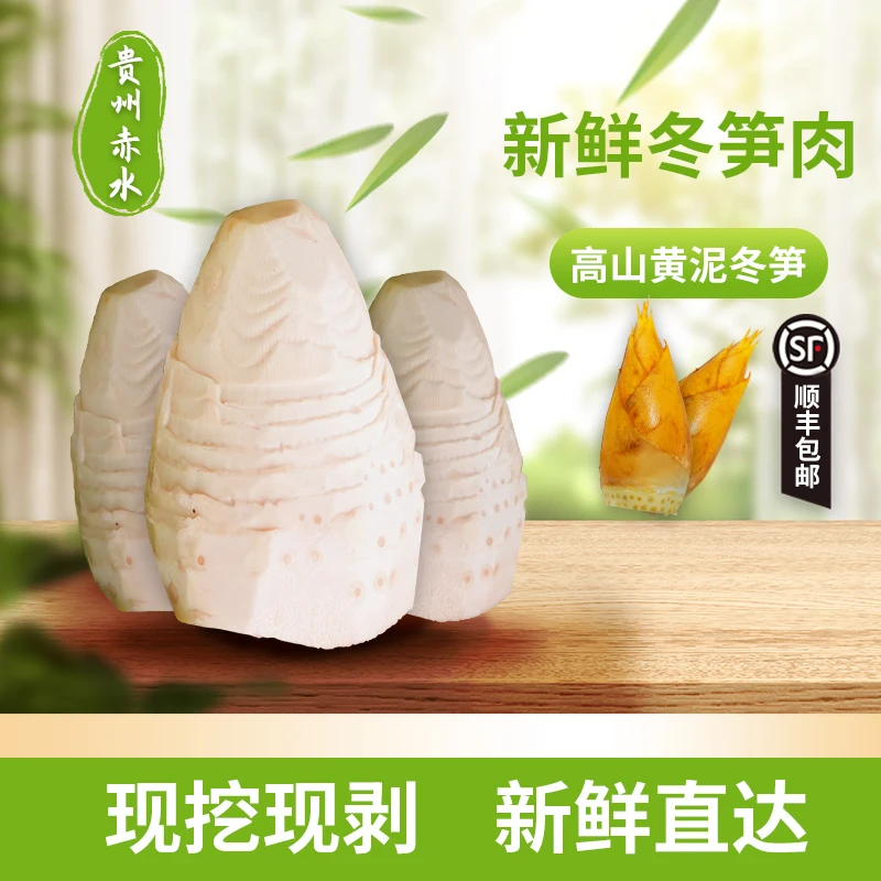 贵州赤水高山新鲜【冬笋】肉现挖现剥美味佳肴真空包装鲜嫩时令