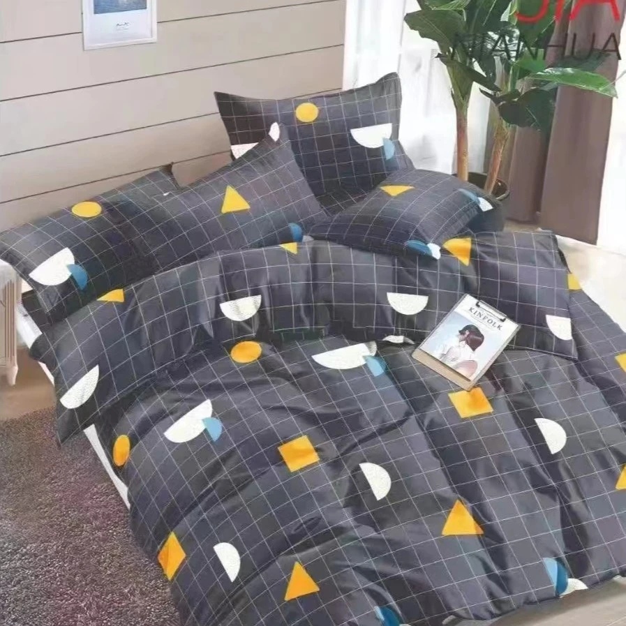 几何体/100%纯棉床单被套软舒服亲肤透气印花单人斜纹大床