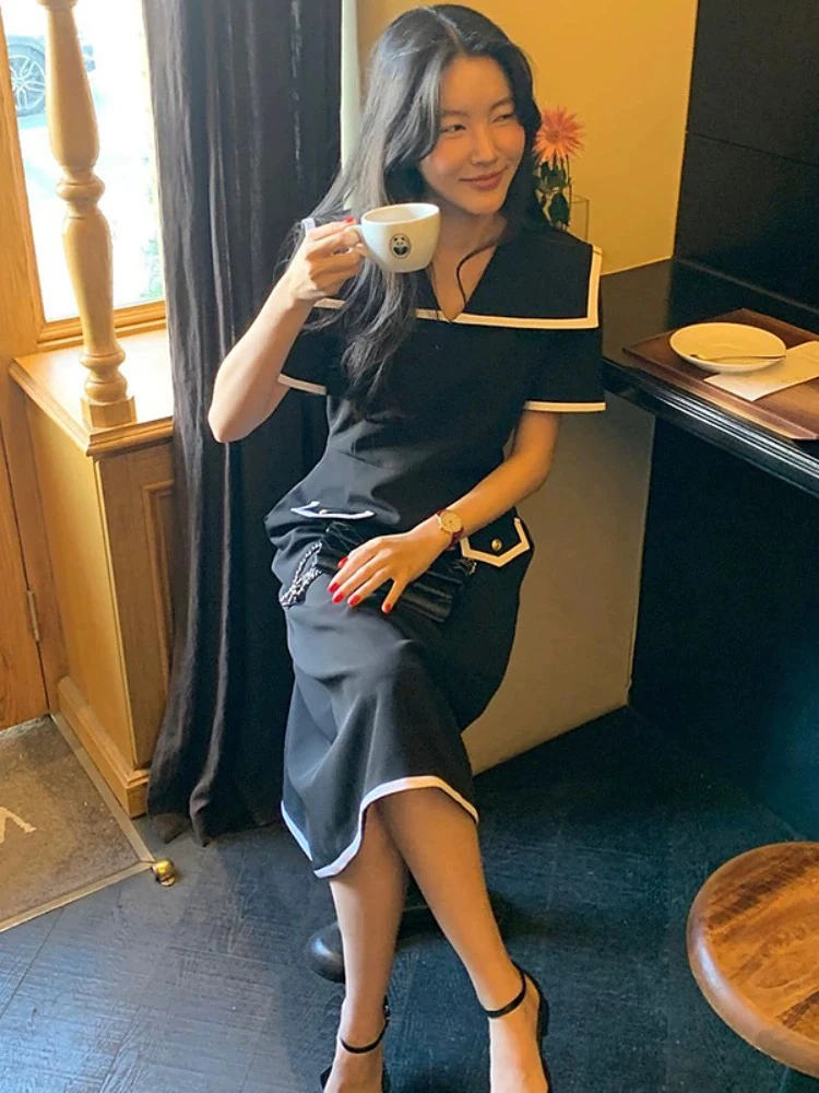 女装连衣裙裙子显瘦气质时尚