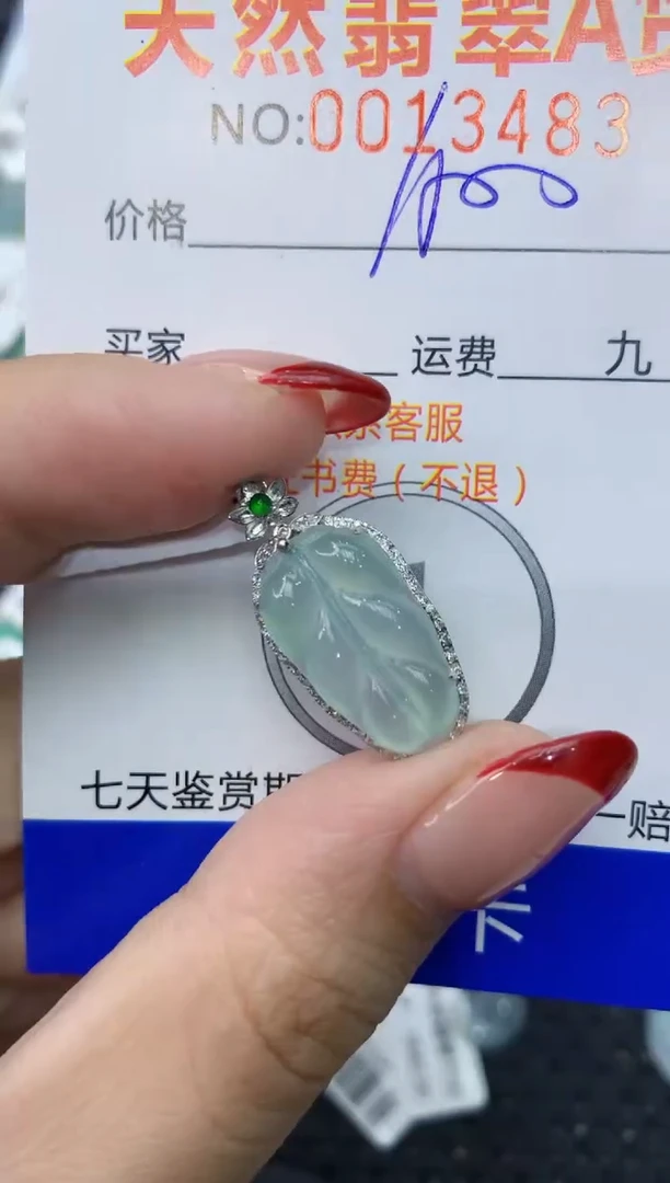 【闪购商品】翡翠颈饰18K金镶嵌111111111