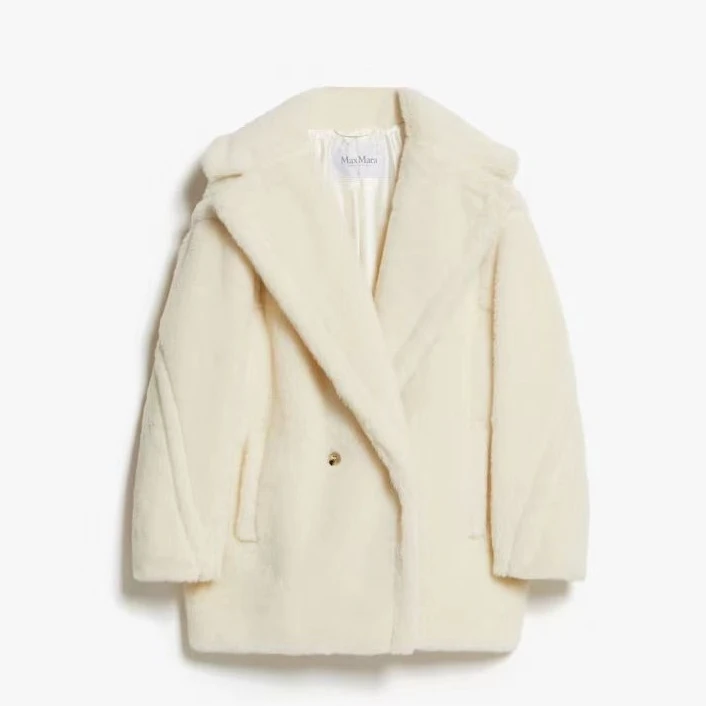 未使用 MaxMara 国现 短款百搭慵懒泰迪大衣外套 DY0049