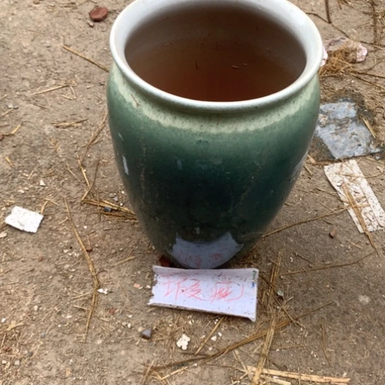 紫砂茶案口20。高31。