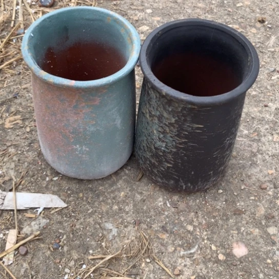 紫砂茶案口12。高19。