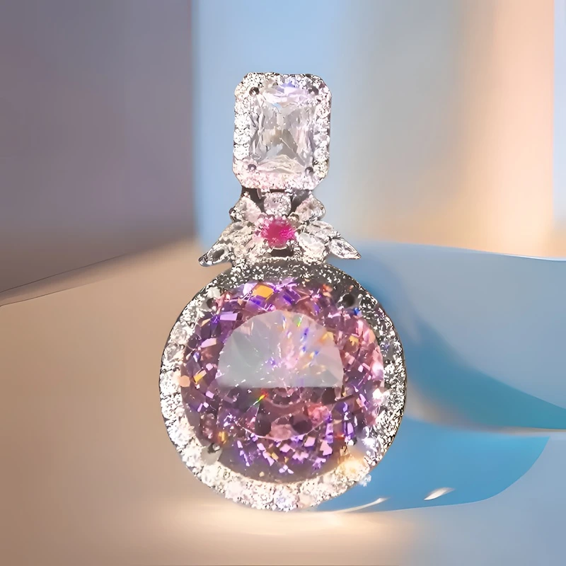 108-幻彩粉蓝宝石-精工合金培育