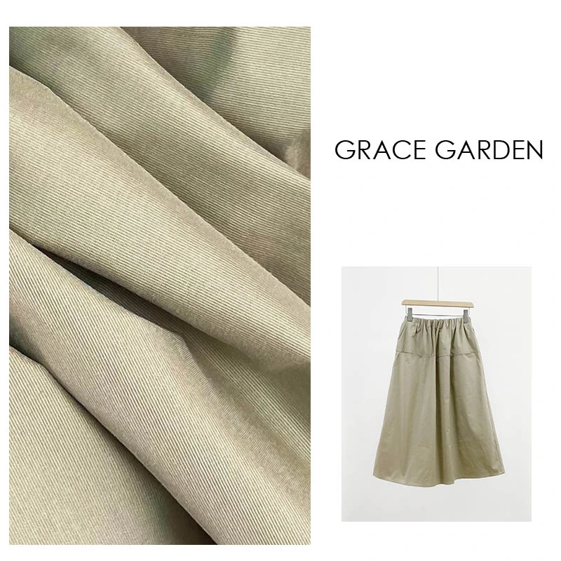 清仓-225号【气球裙！】松紧腰褶皱设计工装半身裙YQ3C0757大码