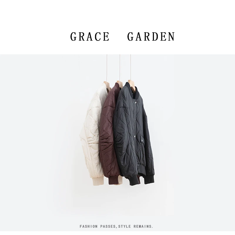 GRACE GARDEN【飞行员夹克！】复古经典款设计棒球服外套MF4I0304