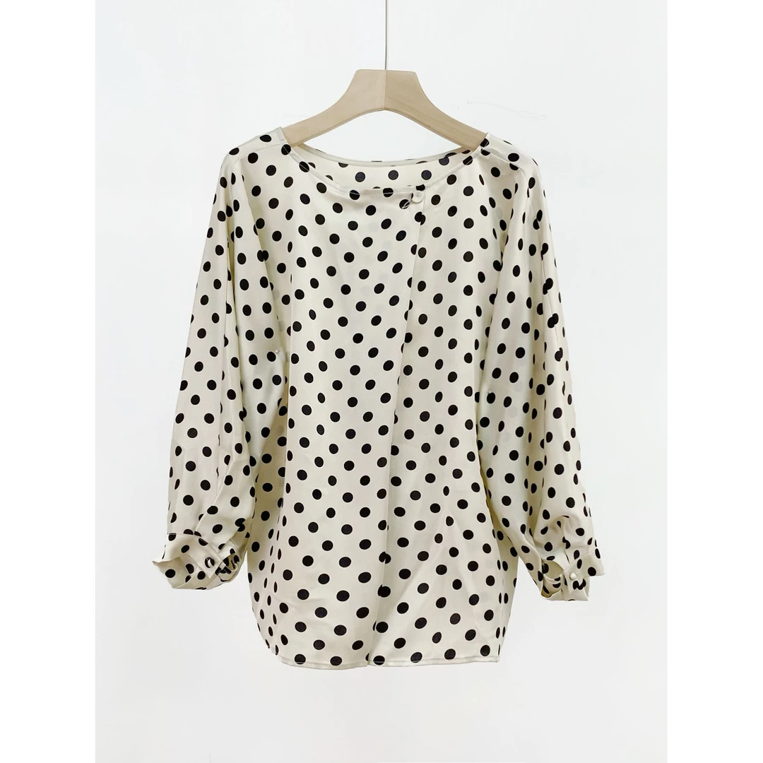 GRACE GARDEN波点长袖衬衫NCY3D0158