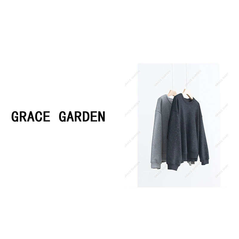 GRACE GARDEN【满天星圆领版！】 杨幂款热力感亮闪闪卫衣NT3I2867