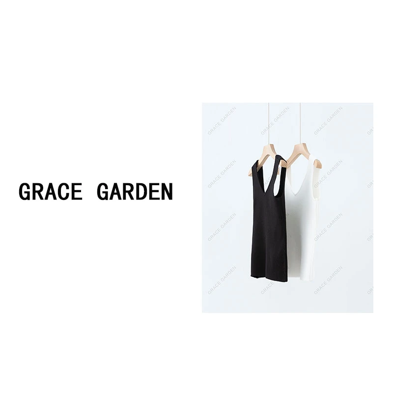 GRACE GARDEN【断货王！180g+！】2穿简约百搭粗肩带背心DD3B0633
