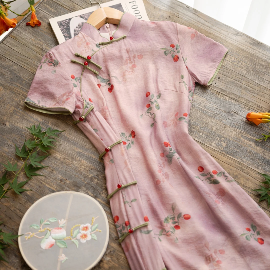 【捡漏】天丝苎麻2025新款改良夏季连衣裙气质年轻款新中式