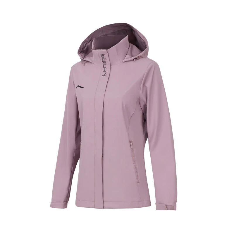 LI-NING/李宁运动风衣23秋季男女情侣连帽外套休闲运动服AFDT748