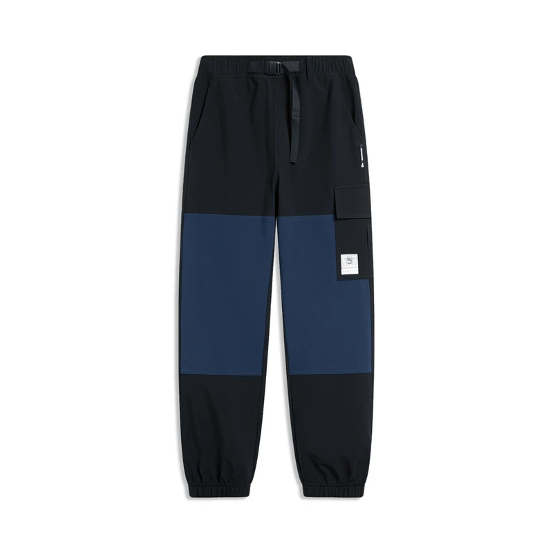 【直播专享】李宁运动长裤男反伍BADFIVE防泼水加绒保暖运动裤B426