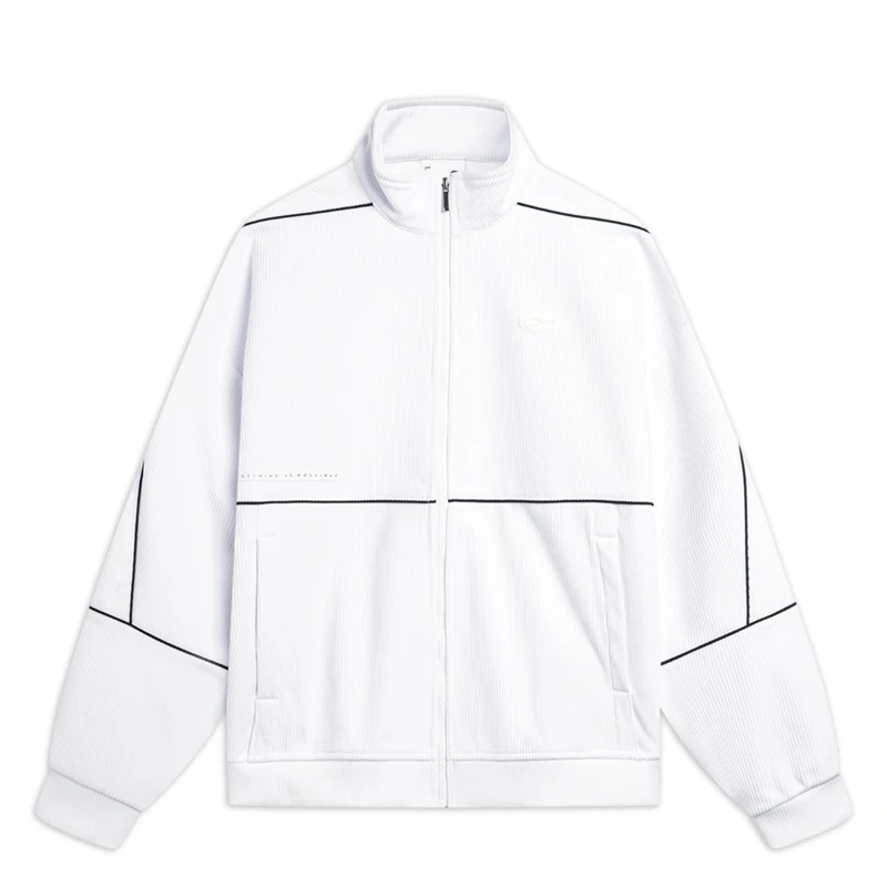 （直播）李宁外套2024新款夹克灯绒芯保暖宽松针织上衣男AFDU031