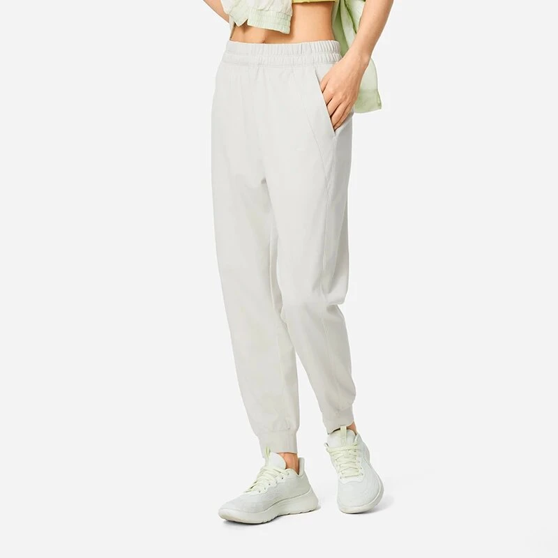 李宁运动裤女裤2024夏季新品束脚冰感舒适吸湿排汗卫裤AKLU488