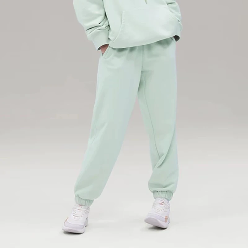 LI-NING/李宁卫裤男子舒适亲肤品牌LOGO字母束脚运动裤AKLT955