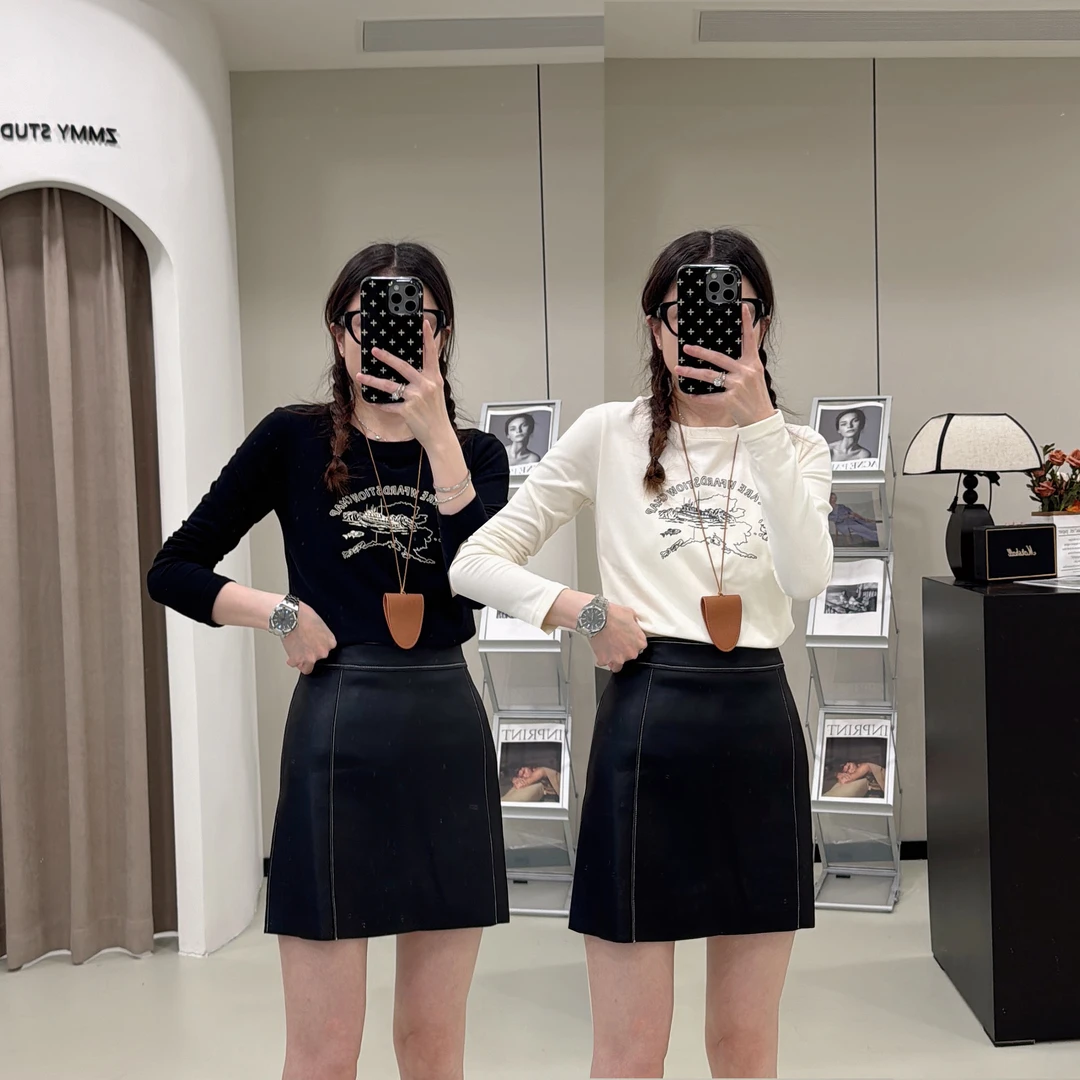 【ZMMY严选私服】早秋新款亲肤舒适印花字母打底长袖4091004