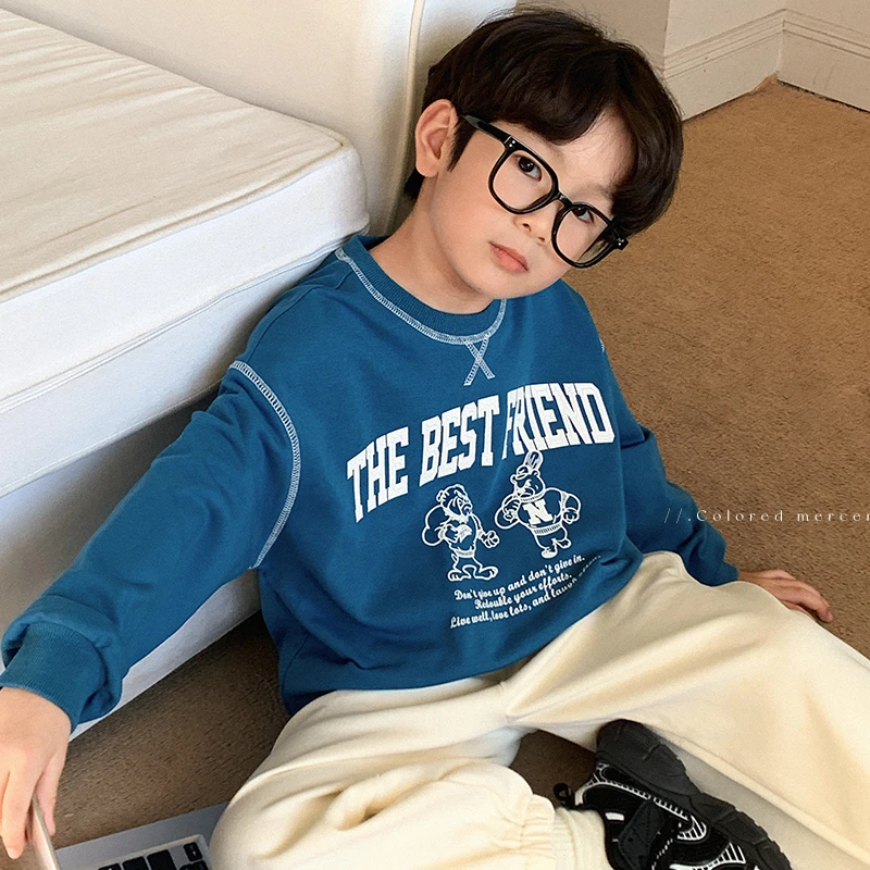 7-9-66小o爸男婴童【浮力】休闲运动上衣打底长袖圆领洋气 MGQ3050