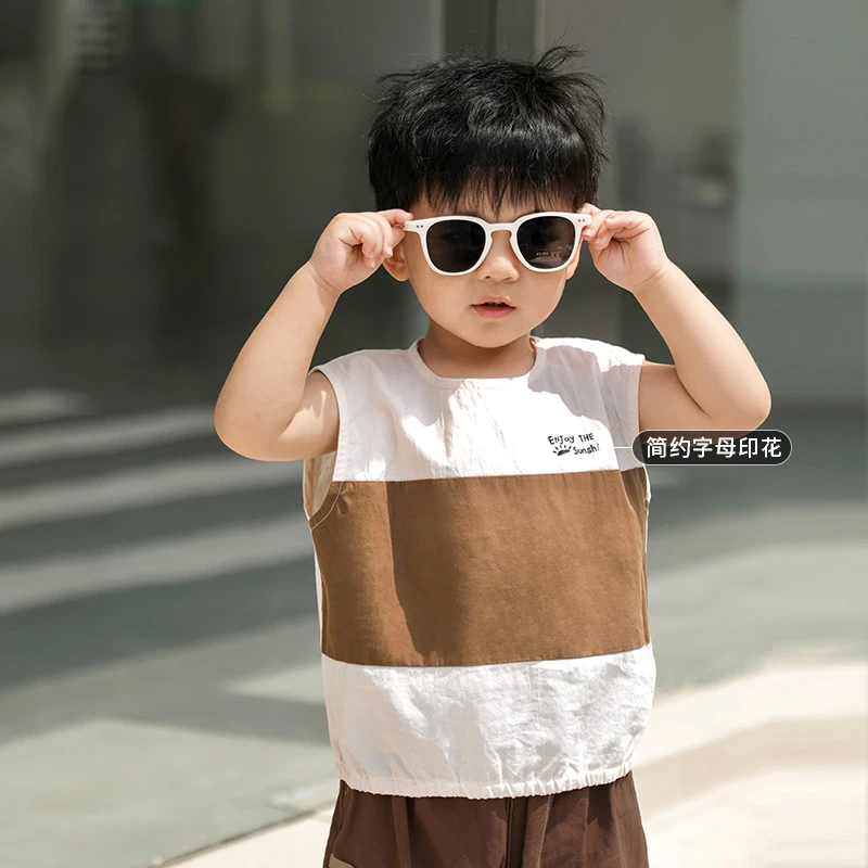 1-86小O爸男婴童【福利专场】宝宝夏季背心套装儿童衣服 NYX34383