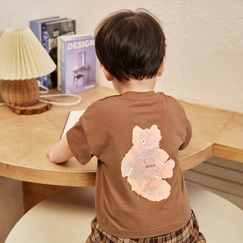 1-64小O爸男婴童【福利专场】简约百搭卡通T恤小童衣服洋气NYX34427