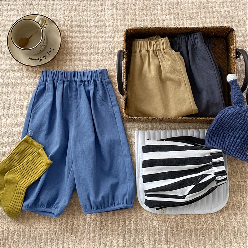 小o爸男婴童【福利专场】宝宝洋气宽松森系百搭梭织裤NLQ329188