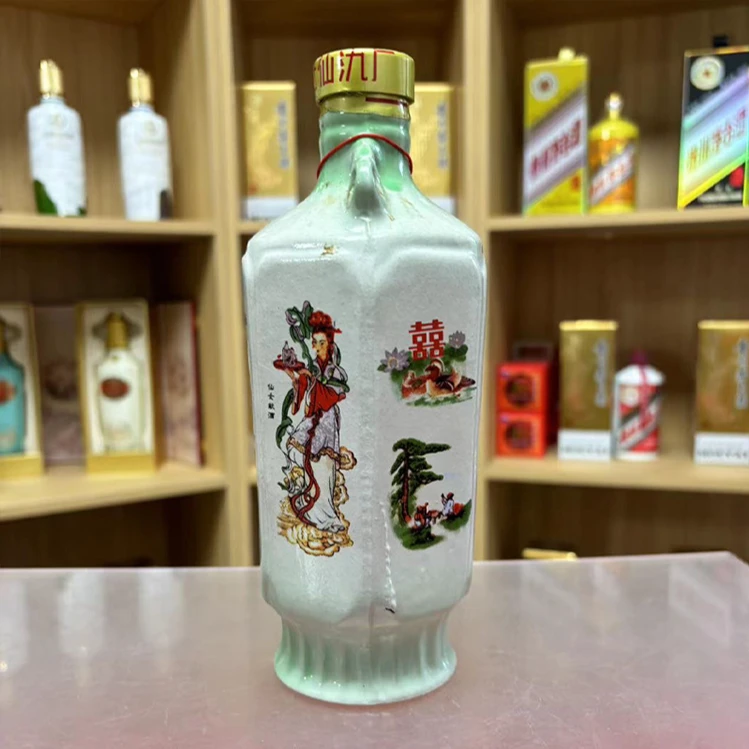 suren/俗人纯粮精品酿造杜仙酒浓香白酒【二瓶装】52度500毫升